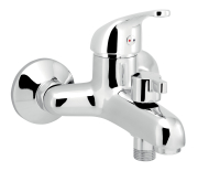 Vaňová batéria bez príslušenstva 100 mm Titania Iris chróm