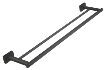 Dvojitý držiak uterákov GRETA 600 mm, gun metal