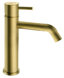 Umývadlová batéria s výpusťou Ciriculus, kartáčované zlato