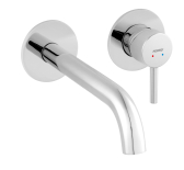 Umývadlová nástenná podomietková batéria Ciriculus, chróm