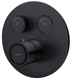 Termostatická pod. batéria s boxom 2 vývody F-Box, čierna