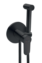 Bidetová podomítková batéria Nostris, čierna