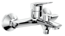 Vaňová batéria bez príslušenstva 150 mm Themis, chróm