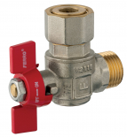 Rohový guľový kohút, ku kotlom 1/2