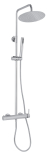 Sprchový set + sprchová batéria Ciriculus, chróm