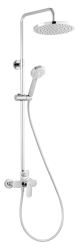 Sprchová súprava + sprchová batéria Talassa, chróm
